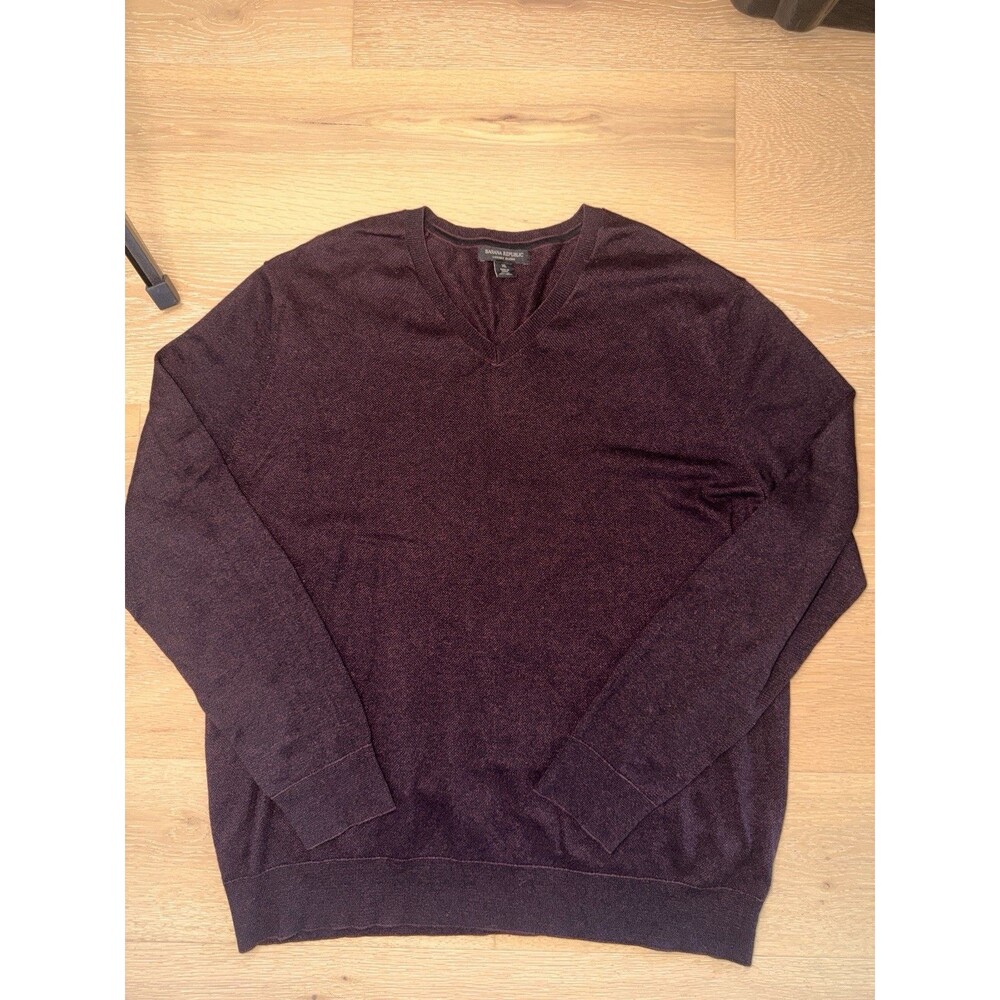 Banana Republic Luxury Cashmere Silk Sweater Men’s Size XL Extra Large